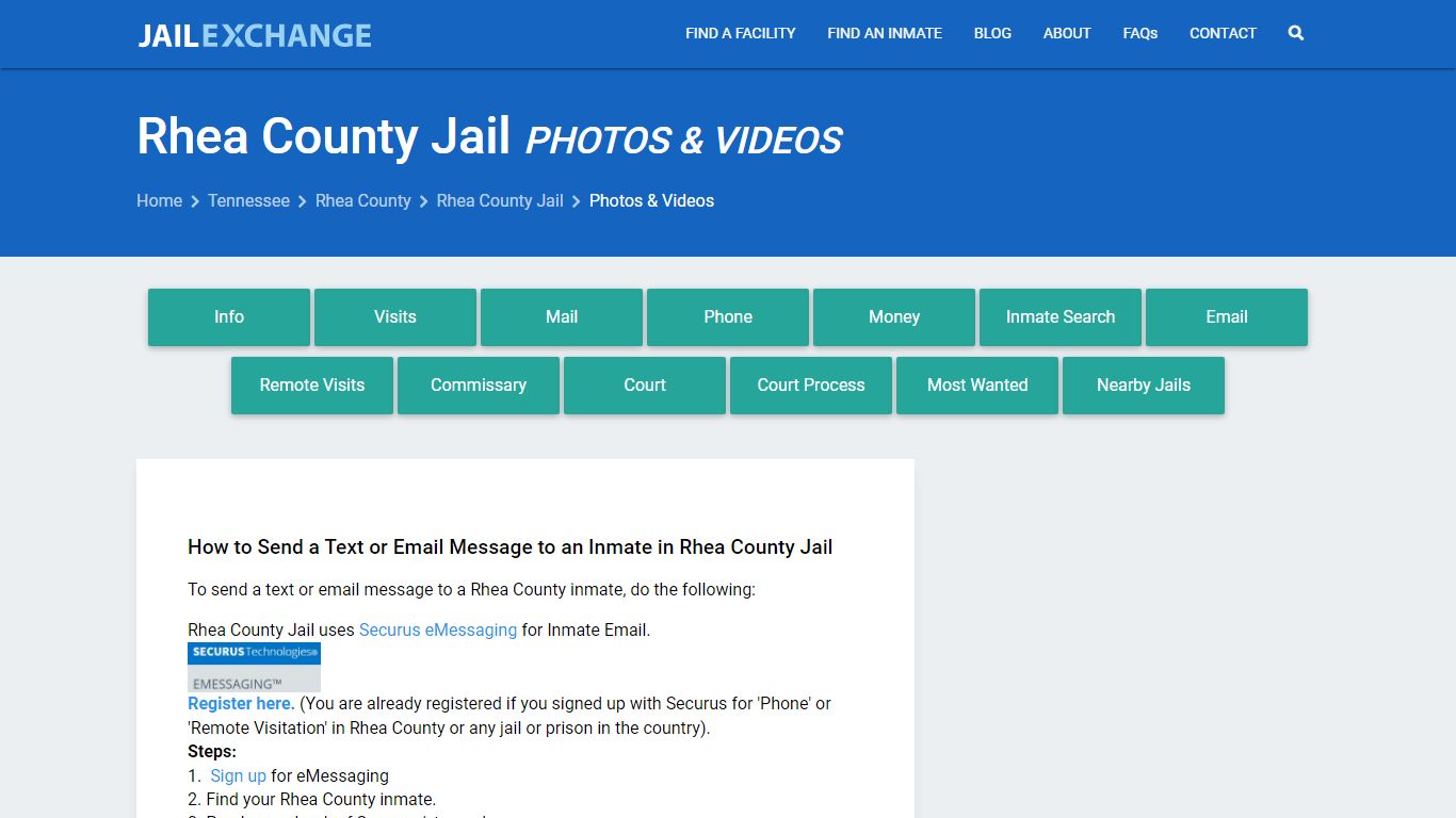 Photos & Videos - Rhea County Jail, TN - Jail Exchange